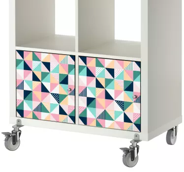 Triangle Pattern Furniture Sticker - TenStickers