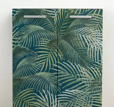 Tropical african plants furniture sticker - TenStickers