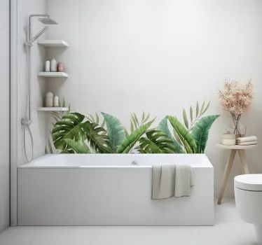 Tropical plants wall sticker - TenStickers