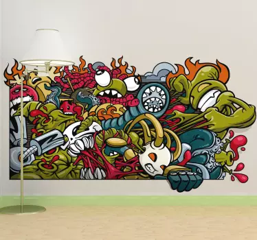 Urban Art wall art sticker - TenStickers