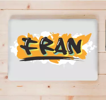 Urban style colorfull graffiti laptop sticker - TenStickers