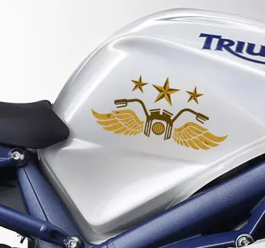 Vintage motorcycle Motorcycle stickers - TenStickers