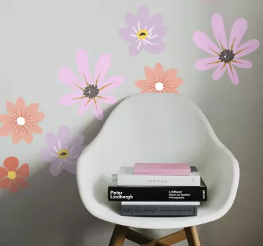 Wall sticker botanical element design - TenStickers