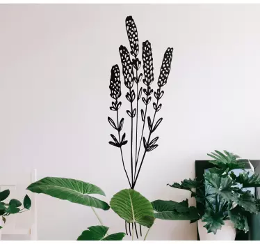 Wall sticker elegant floral arrangement - TenStickers