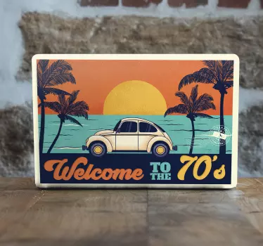 Welcome to 70's laptop stickers - TenStickers