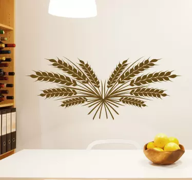 Wheat ears plant wall sticker - TenStickers