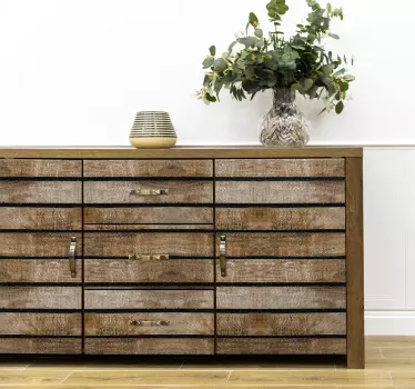 Wooden pallet decals for furniture - TenStickers