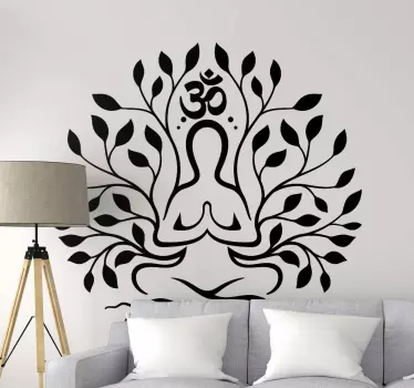Yoga Arbor tree wall sticker - TenStickers