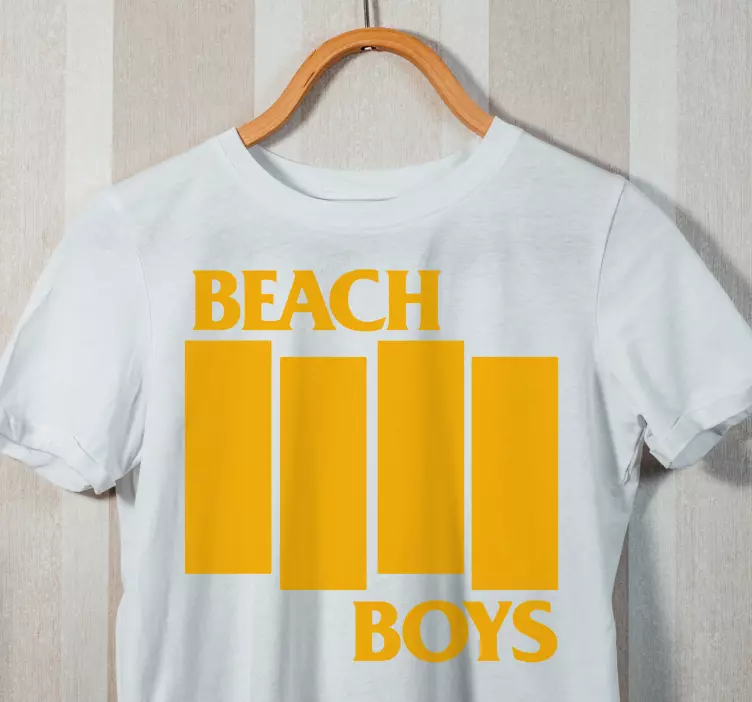 Cute beach boys t-shirt - TenStickers