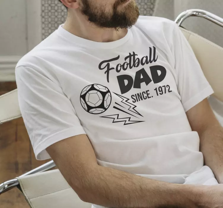 Football dad Father's day t shirt - TenStickers