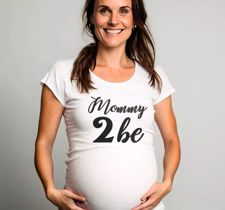 Mommy to be Mothers day shirt - TenStickers