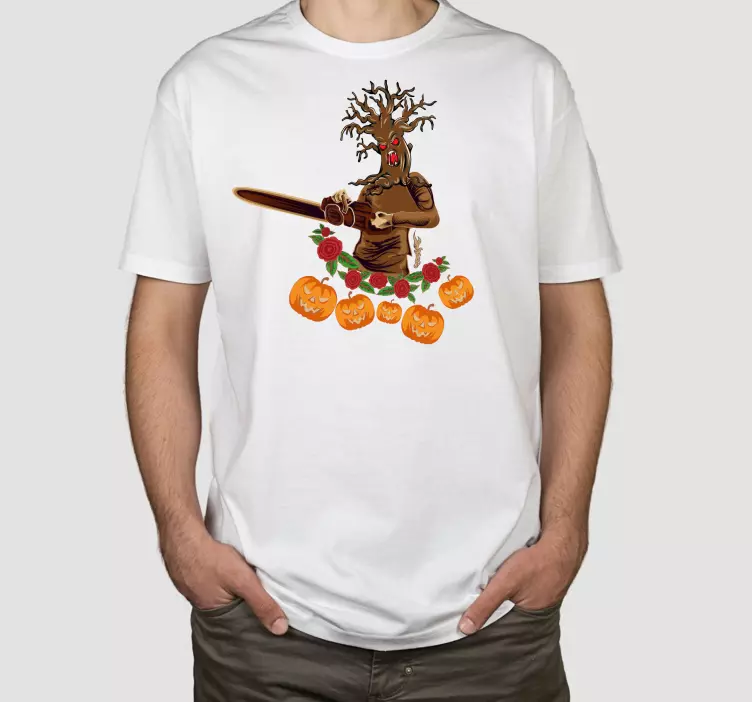 Monster tree Halloween t-shirt - TenStickers