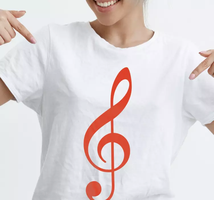 Musical note t-shirt - TenStickers