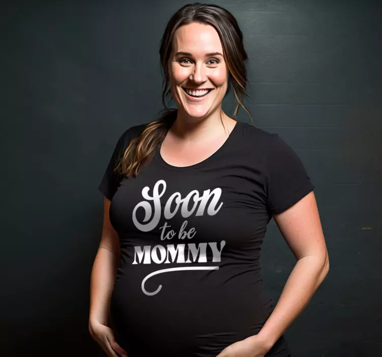 Soon to be mommy Mothers day shirt - TenStickers