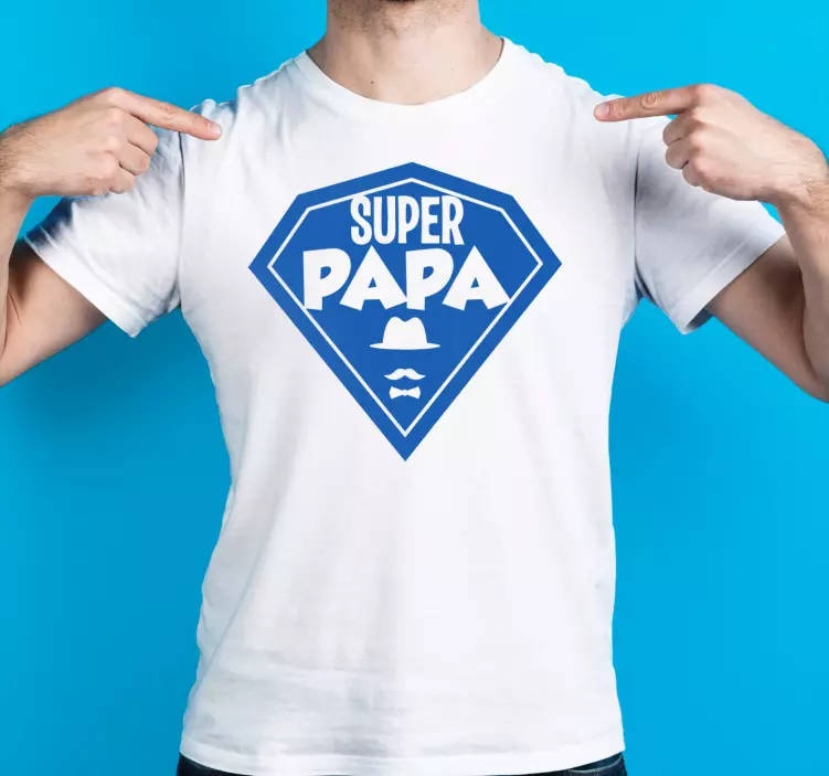 Super dad  Fathers day shirt - TenStickers