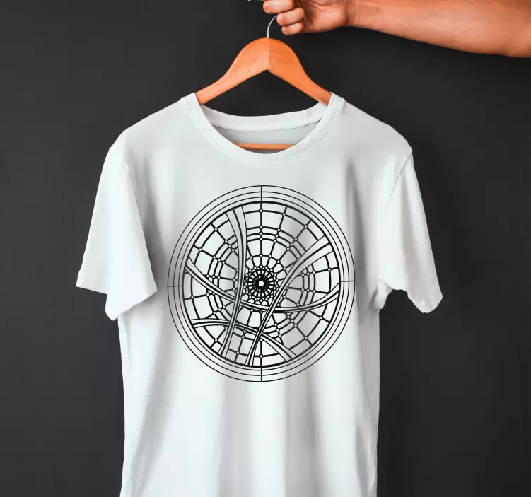 T-shirt Dr Strange window - TenStickers