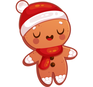Gingerbread couple in love couple t-shirts - TenStickers