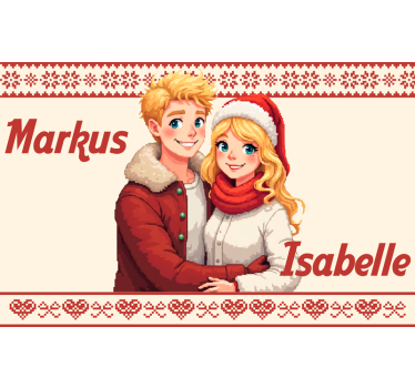 You and me forever personalizable couple t-shirts - TenStickers