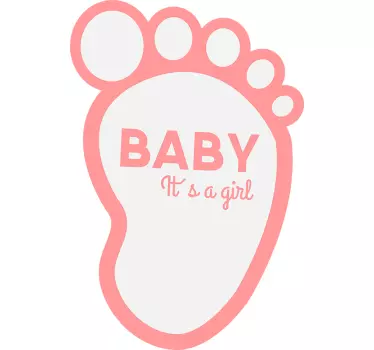 It's a baby girl mothers shirt - TenStickers