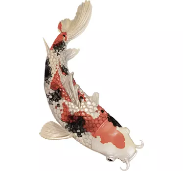 Couple t-shirts colorful koi fish design - TenStickers