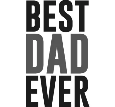 Father and son t-shirts best son and dad - TenStickers