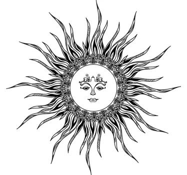 Moon and Sun matching shirts for couples - TenStickers