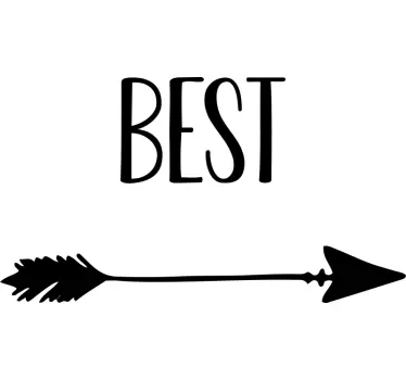 Couple t-shirts best friend arrows - TenStickers