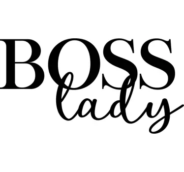 Mother and daughter t-shirt boss lady and baby - TenStickers