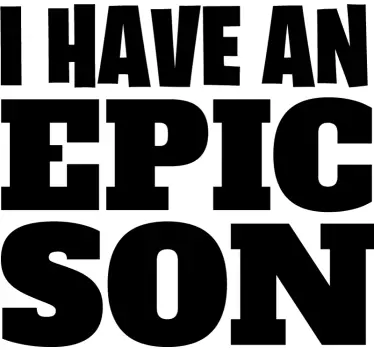 I have an epic Father  and son matching shirts - TenStickers