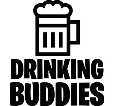 Mother and daughter t-shirt fun drinking partners set - TenStickers