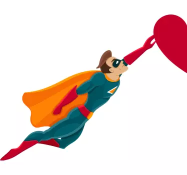 Couple t-shirts heroic love celebration - TenStickers