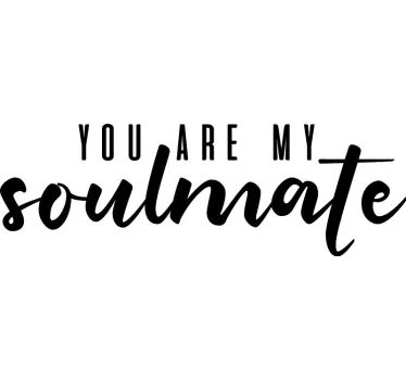 Couple t-shirts soulmate matching apparel - TenStickers