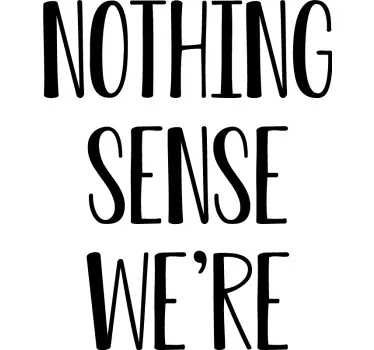 Couple t-shirts that make sense apart - TenStickers