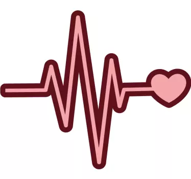 Mother and daughter t-shirt heartbeat love bond - TenStickers