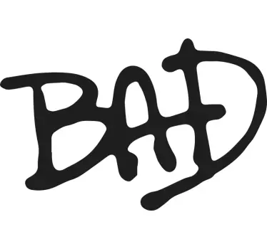 Bad red Michael jackson t-shirt - TenStickers