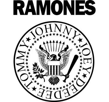 The Ramones logo t-shirt - TenStickers