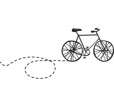 Bicycle path  t-shirt - TenStickers