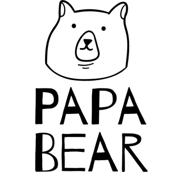 Mother and daughter t-shirt bear family tees - TenStickers