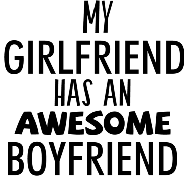 Awesome boyfriend and girlfriend couple t-shirts - TenStickers
