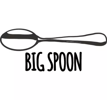Big spoon and little spoon matching couple t shirts - TenStickers