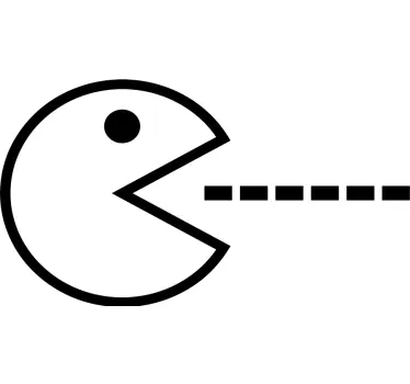 Monocolor pac-man and ghost couple t shirts - TenStickers