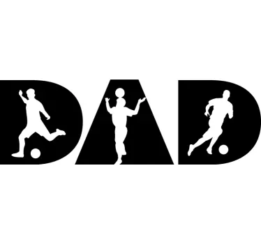 Dad and son footballers Father  and son matching shirts - TenStickers