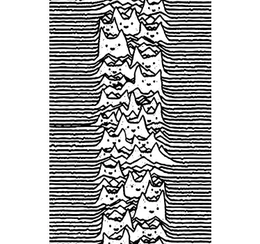 Pulsar cat t-shirt - TenStickers