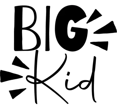 Big Kid Father  and son matching shirts - TenStickers