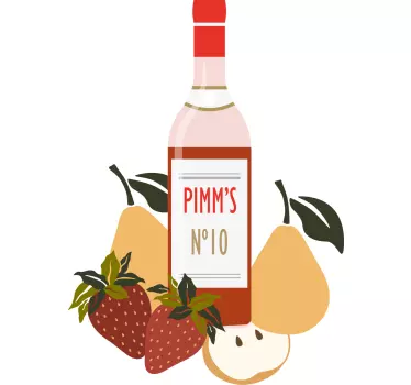 Pimm's O'clock t-shirt - TenStickers