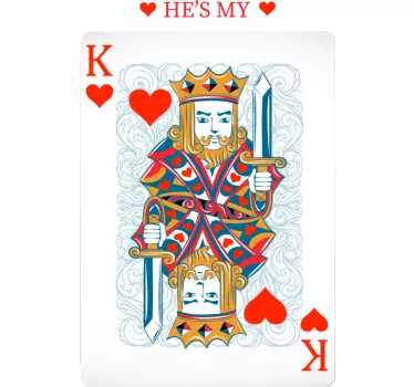King Hearts Couple t shirts - TenStickers