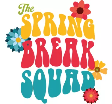 Spring break squad his and hers couple t shirt - TenStickers