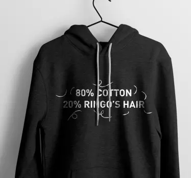 Personalised animal fur hoodie with name - TenStickers