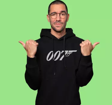 007 custom design hoodies - TenStickers