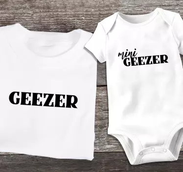 Cockney Geezers Father  and son matching shirts - TenStickers